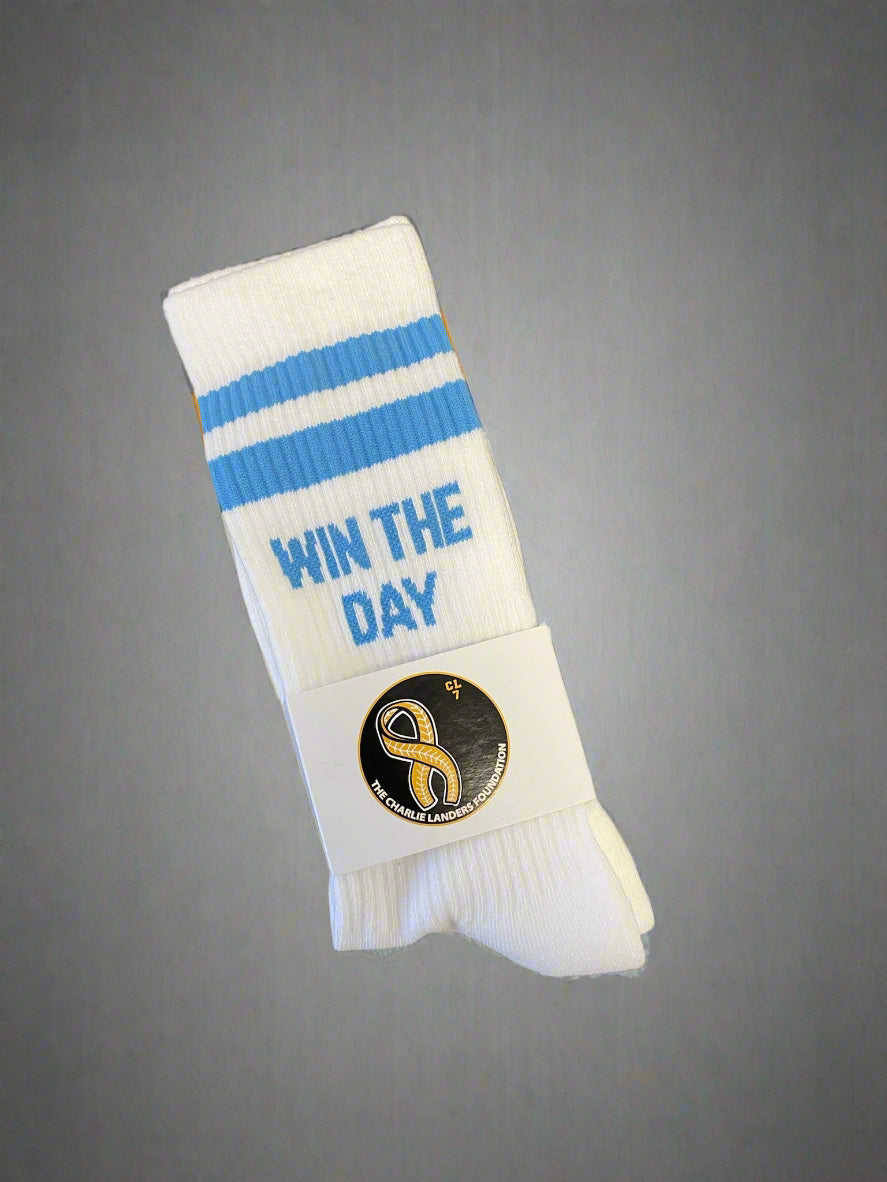 Charlie Landers Custom Socks- Win The Day