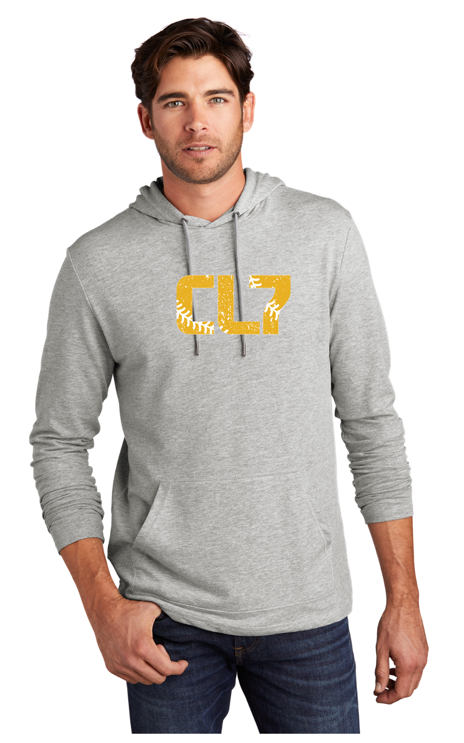 Men's Featherweight Distressed CL7 Hoodie