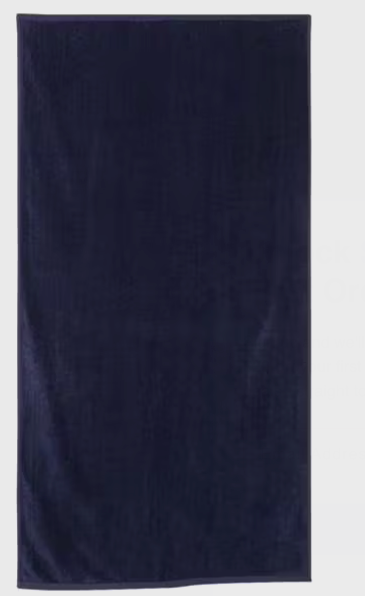 Win the Day Embroidered Beach Towel